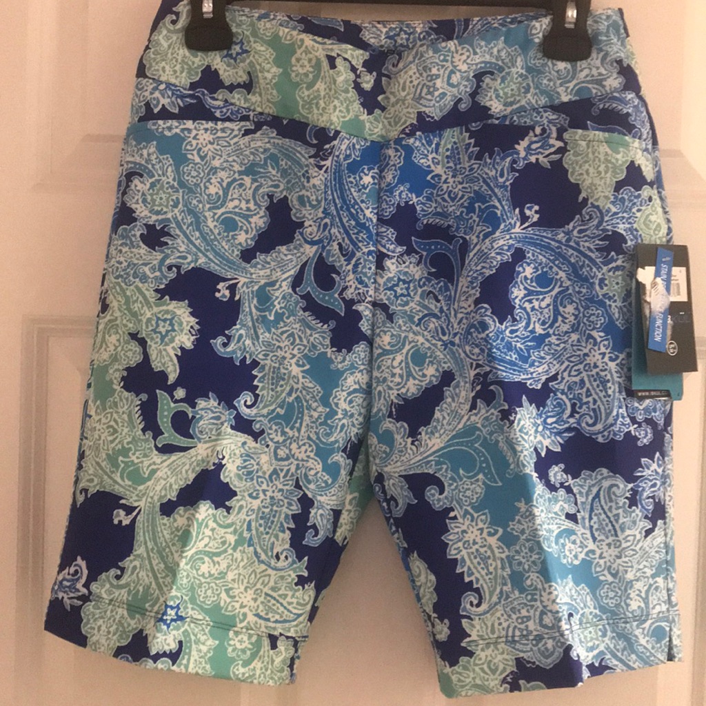 Ibkul Golf/Athletic/Athleisure Bermuda Shorts Nwt!